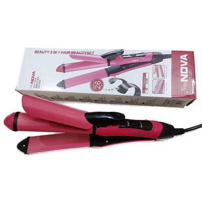 NOVA Hair Straightener & Curler – 2 in 1